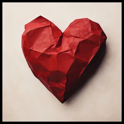 Immagine prodotto di Poster 50x50cm Cuore disegnato