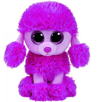 Immagine prodotto di Beanie Boo's Glubschis - Patsy - Barboncino con occhi glitterati, 15 cm, rosa