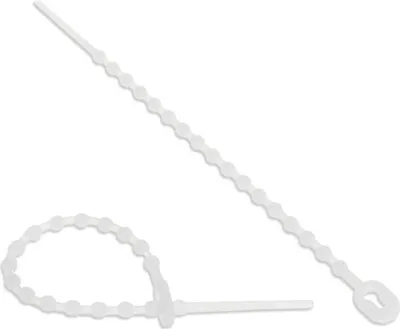 Produktbild von InLine Kabelbinder Kugelbinder natur, Länge 150mm, 100 Stück, Weiß, 150 mm, 58 g, 90 mm, 270 mm, 16 mm