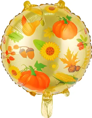 Immagine prodotto di Pallone in foil autunnale, simboli, rotondo, ca. 45*51 cm