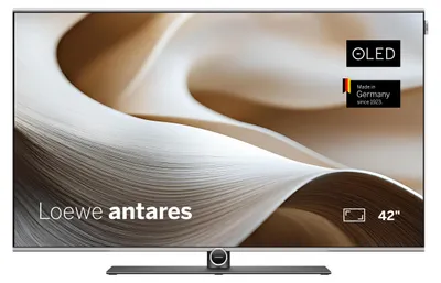 Produktbild von Loewe antares 42 OLED Smart TV – 42 Zoll 4K Ultra HD Fernseher, Dolby Vision IQ, Dolby Atmos, HDMI 2.1, 144 Hz Gaming, Dual Channel Recording, Streaming TV, Germany