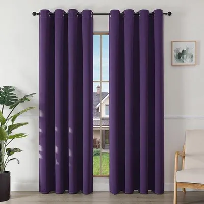 Produktbild von Schattenschutzgitter - Hitzeabdichtung - 2 Stücke - Dunkelviolett - 200 x 140 cm