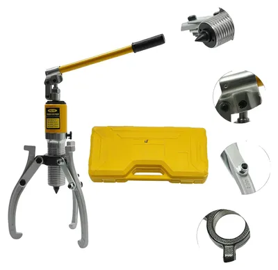 Productafbeelding van Hydraulische lagerafzuiger, 15 ton capaciteit, 300 mm hefhoogte, handbediening, draagbaar ontwerp, niet verstelbaar