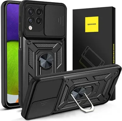 Obrázok produktu pre Puzdro na telefón SPACECASE Camring pre Galaxy A22 4G Black