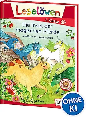 Immagine prodotto di Leselöwen 1. Klasse - Die Insel der magischen Pferde