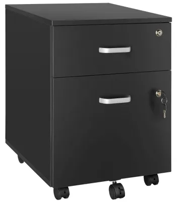 Produktbild von tectake® Rollcontainer Vagur mit 2 Schubladen für Dokumente im A4 Format 40 x 44 x 54,5 cm
