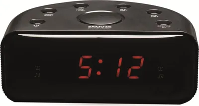 Produktbild von Denver CR-430, Radiowecker, FM PLL, LED Display, Dual-Alarm, Snooze, schwarz