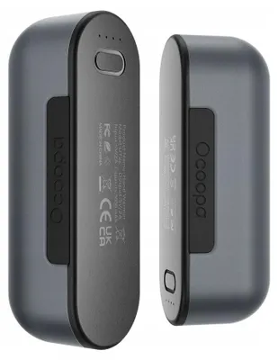 Obrázok produktu pre Ocoopa - Hand Warmer UT2s elektrický ohrievač rúk s powerbankou, magnetický dizajn MagTwins, USB-C, 2× 5000 mAh – sivý
