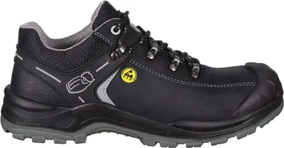 Produktbild von Leibwächter Sicherheitshalbschuh Leipzig L3122 S3 ESD Gr. 44 schwarz