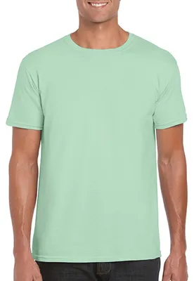 Productafbeelding van Gildan - "Softstyle" T-shirt voor heren/dames, uni model FK2163 (XL) (Mintgroen)