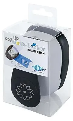 Produktbild von Wedo 168 443 Motivlocher mit 3D-Effekt POP-UP - Blüte 38 x 38 mm