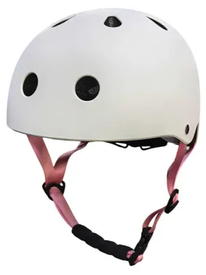 Produktbild von Trike Fix Kinder-Fahrradhelm, verstellbar, mit LED, Größe S (48–54 cm), weiß