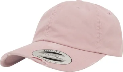 Produktbild von Flexfit By Yupoong Low Profile Destroyed Baseballkappe RW7573 (Einheitsgröße) (Pink)
