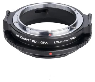Obrázek produktu pro Adaptér objektivu Canon FD pro Fujifilm GFX – Adaptér pro bajonet objektivu – Manuální ostření – Pro fotoaparáty Fuji GFX s bajonetem G