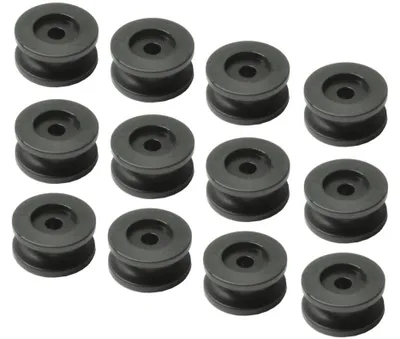 Produktbild von 12 Stück - Rundknopf für 6 - 8 mm Expanderseil - Planenknopf