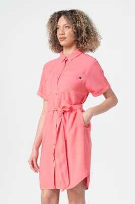 Produktbild von M.O.D Miracle of Denim Shirt Dress Kleider Damen Sunset Coral