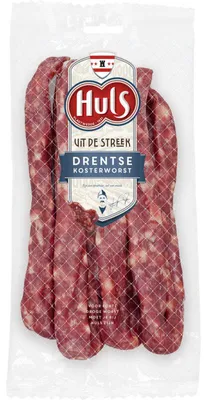 Image de Huls Drentse Kosterworst 400g – saucisse crue traditionnelle hollandaise, copieuse