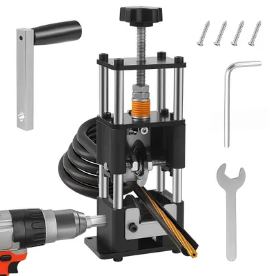 Produktbild von Kabelschälmaschine Elektrisch mit Federverstellung, Kabelabisoliermaschine für 1-25 mm Kabel, Kabelschäler für Schneiden von Abisolierschrott