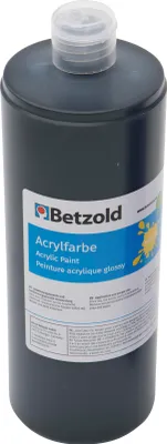 Produktbild von Betzold Acrylfarbe, 1 l, Farbe: schwarz