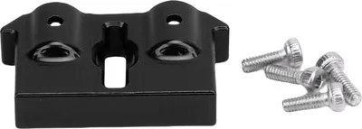 Zdjęcie produktu dla Zestaw montażowy przedniego zderzaka RC do aluminiowego łącznika Redcat Ascent 18 w skali 1/18, czarny