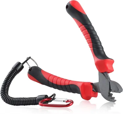 Productafbeelding van Krimptang - Sleeves tang - Visgerei reparatie - Teflon gecoat - 146 mm - Rood
