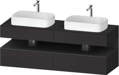 Produktbild von Duravit Waschtischunterschrank Qatego 160x55x60cm, gra m/Gr m, Pl, B bs, B
