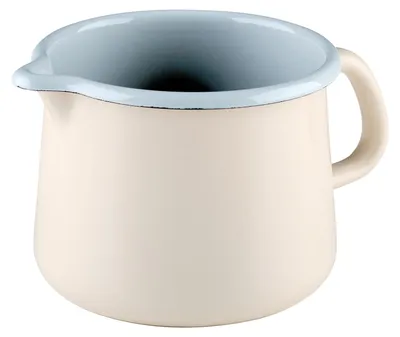 Produktbild von Riess Avorio 0672-011 Kasserolle, emailliert, 12 cm Durchmesser, Induktionsherd-geeignet