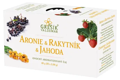 Produktbild von Aronia, Sanddorn, Erdbeere 20 ns Früchtetee Grešík