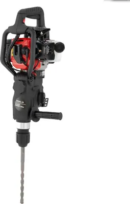 Produktbild von Abbruchhammer - Benzin 33 cm³ 2-Takt - Leistung 1000 W - Schlagenergie 30 J - Schlagfrequenz 2300–4000/min - Seilzugstart - Schwarz