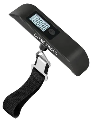 Immagine prodotto di Accessori per valigie, bilancia per valigie, bilancia per bagagli da viaggio da 50 kg, conversione delle unità, bilancia digitale da viaggio portatile con display LCD, ideale per