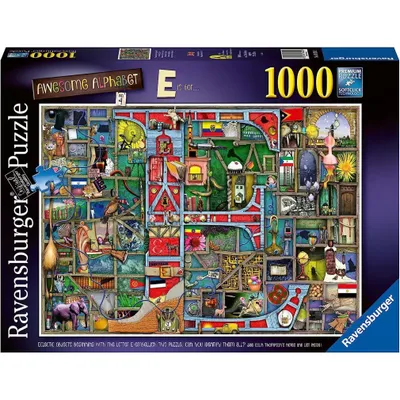 Obrázok produktu pre RAVENSBURGER Úžasná abeceda Puzzle - Písmeno E 1000 dielikov