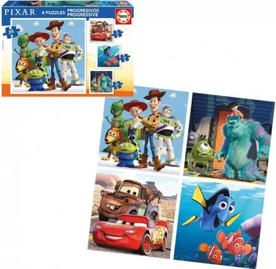 Immagine prodotto di Puzzle Progressivo Disney Pixar 12-16-20-25 19681 Educa