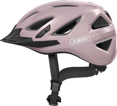 Produktbild von ABUS Stadthelm Urban-I 3.0 - Fahrradhelm mit Rücklicht, chirm und Magnetverschluss - für Damen und Herren - Lila Glänzend, Größe S (51-55 cm)
