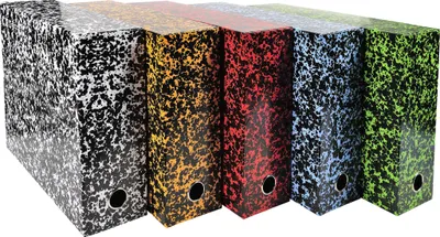Image de Exacompta 5x Boite transfert Dos 90mm ANNONAY Couleurs assorties 89720E