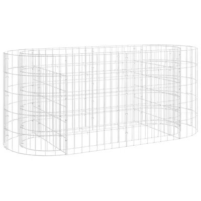 Obrázek produktu pro vidaXL Gabionové zvýšené lůžko z pozinkovaného železa 120x50x50 cm