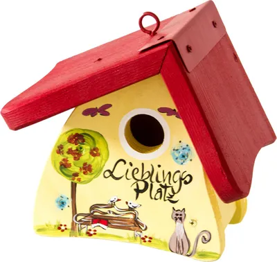 Produktbild von Vogelvilla Nistkasten gelb, Lieblingsplatz, Niststübchen
