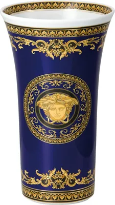 Produktbild von Rosenthal Versace Medusa Blue Vase 26 cm
