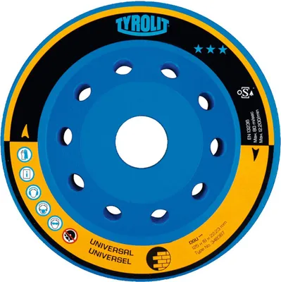 Obrázek produktu pro Diamantový brusný kotouč Premium 100 mm pro beton a žulu 22,23 mm TYROLIT