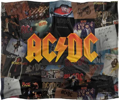 Image de ACDC - Alben Decke, Seidig, Supersoft TV24239 (152 cm x 127 cm) (Bunt)