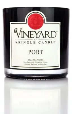 Immagine prodotto di Candela profumata Kringle Candle, fragranza VINEYARD, con 4 stoppini (737 g)