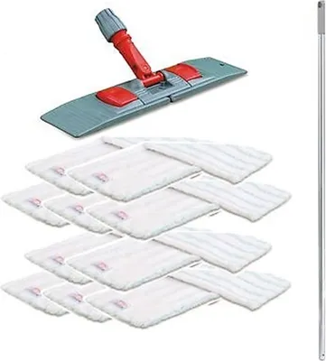 Produktbild von Set mit 10 Wischmopp "Premium" 40 cm Mikrofaser