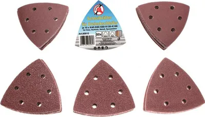 Produktbild von KRAFTMANN 80815 Schleifblätter für Dreieckschleifer 50-tlg.