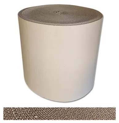 Produktbild von Rollenwellpappe Füllmaterial [50 cm x 70 m, 1 Rolle] Wellpappe auf Rolle C-Welle Verpackungsmaterial