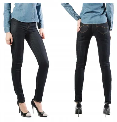 Obrázok produktu pre Lee | Dámske džínsy Skyler, denim, úzka strih, elastické, klasický moderný štýl, veľkosť W26 L33