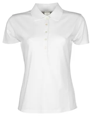 Immagine prodotto di Tee Jays Polo elasticizzata da donna, maniche corte FK889 (2XL) (bianca)
