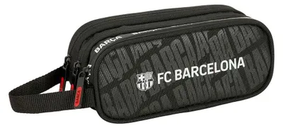Produktbild von Safta F.cbarcelona 21x8.5x7 Cm Triple Mäppchen Schwarz  Mann Schwarz One Size