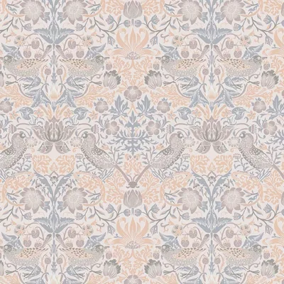 Immagine prodotto di Profhome 390564-GU Carta da parati con uccelli Motivo floreale crema avorio beige blu 5,33 m2