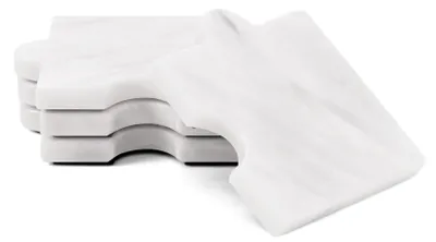 Produktbild von Marmoruntersetzer Set von 4 - Elegante Untersetzer für Tischaccessoires