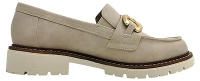 Imagen del producto de Jana: Zapatos de vestir de media caña, tipo zapatillas, color beige, para uso casual
