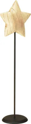 Produktbild von Stern aus Holz stehend Natur Deko Weihnachtsstern 42cm